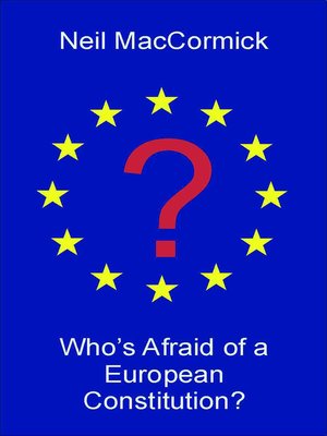 cover image of Who's Afraid of a European Constitution?